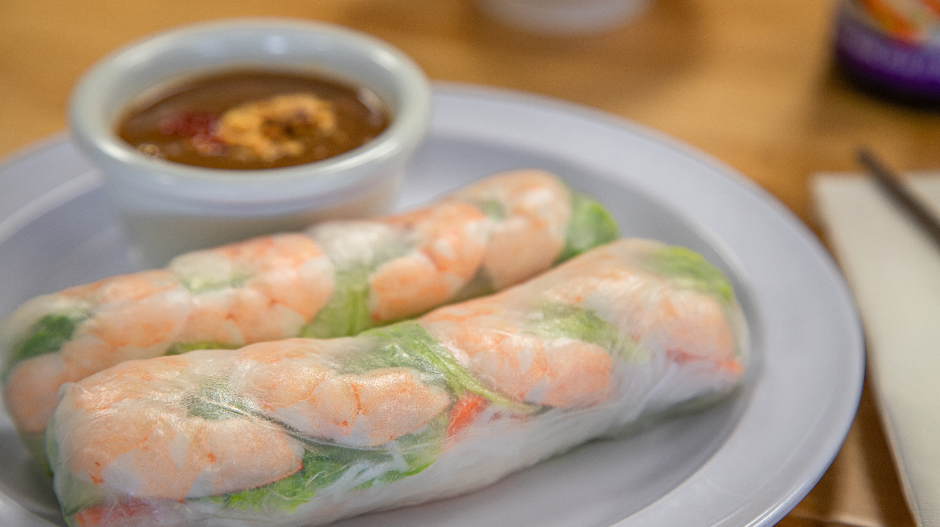 Order 28. Spring Roll Shrimp food online from Pho Cafe Hong Kong Diner store, Reno on bringmethat.com