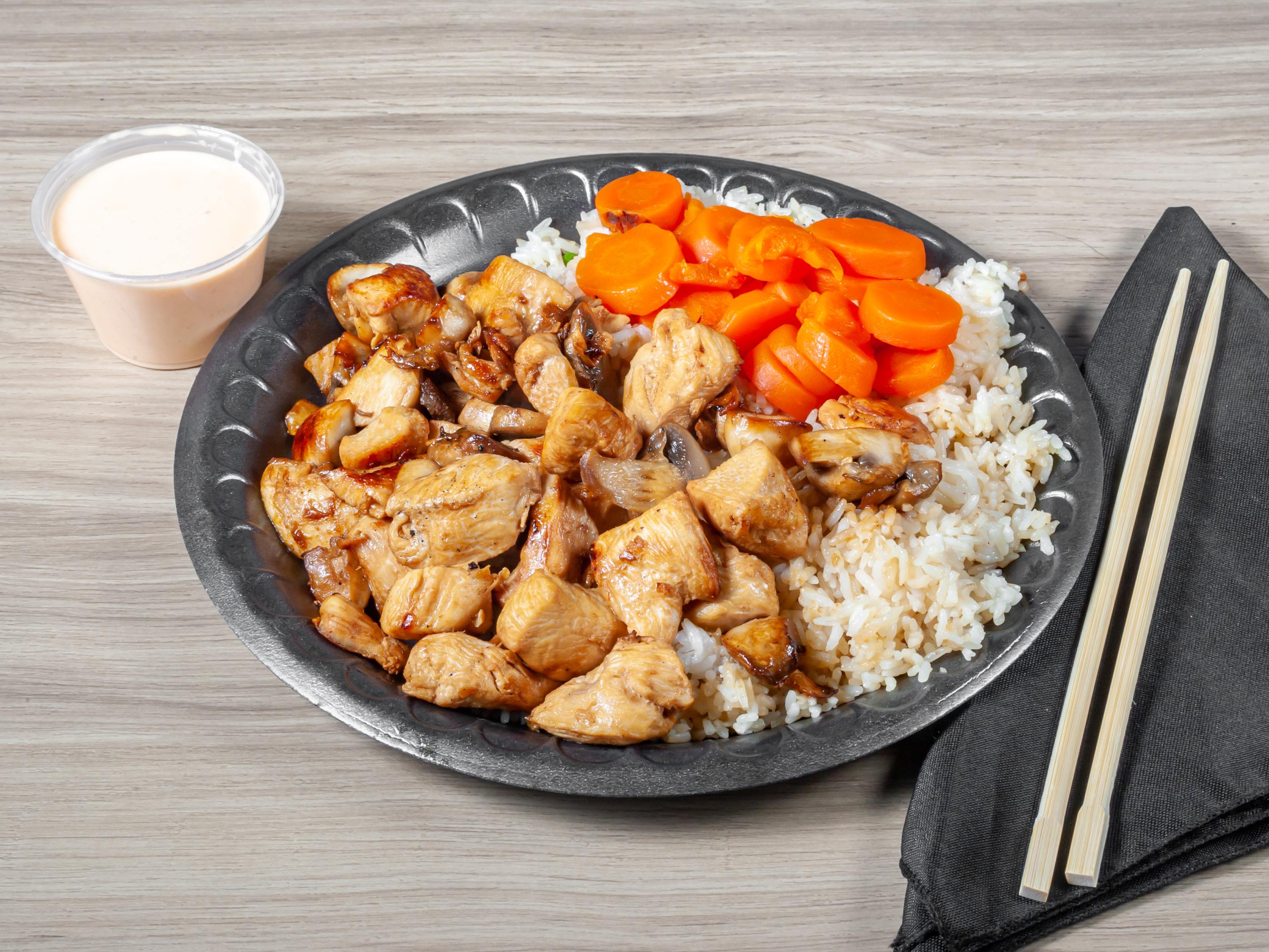 Order Hibachi Chicken with Mushrooms food online from Sake Express store, Belmont on bringmethat.com