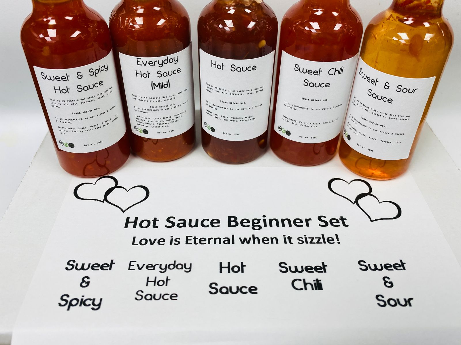 Order Sauce Gift/Sample Set Real Lover's of Spice food online from Pinto Urban Thai Diner store, Richardson on bringmethat.com