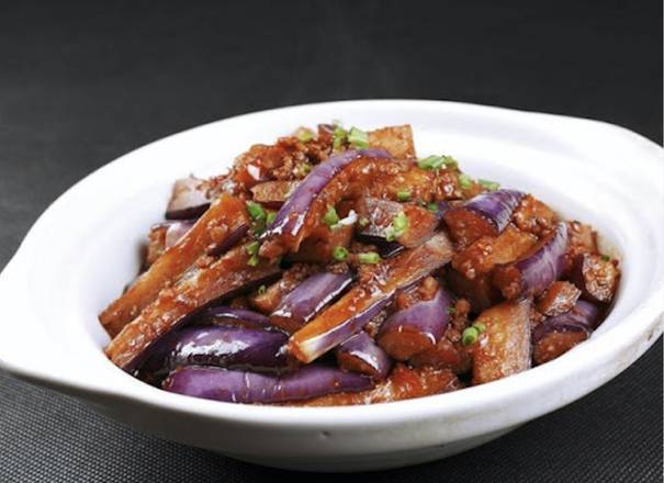 Order 802. Eggplant in Garlic Sauce 魚香茄子 food online from Mandarin House store, Portland on bringmethat.com