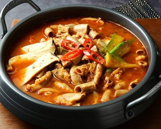 Order Beef Small Intestive Soup  곱창찌개 food online from Tree Garden store, Houston on bringmethat.com