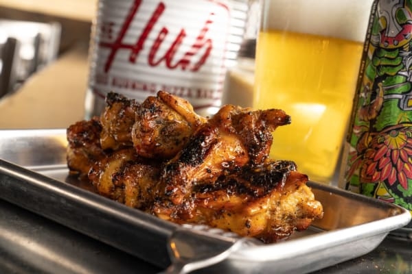 Order SWEET CHILI WINGS food online from The Hub Pizza Bar store, Ansonia on bringmethat.com
