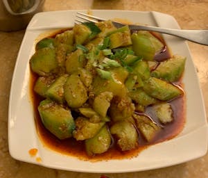 Order C9. 酸辣黄瓜 Sour & Spicy Cucumber food online from Sichuan Hot Pot 九寨溝火锅川菜 store, Cleveland on bringmethat.com