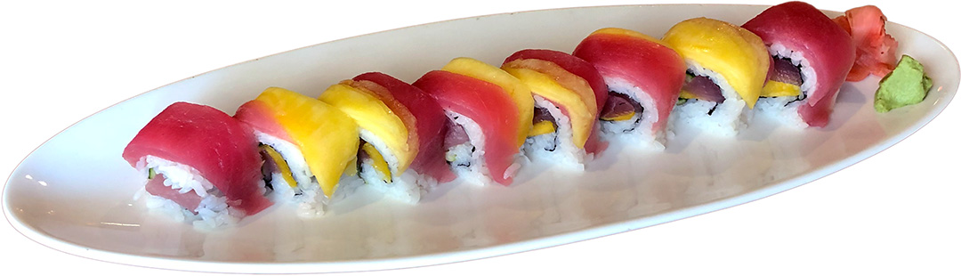 Order Mango Tuna Roll food online from Rock Japanese Cuisine store, San Francisco on bringmethat.com