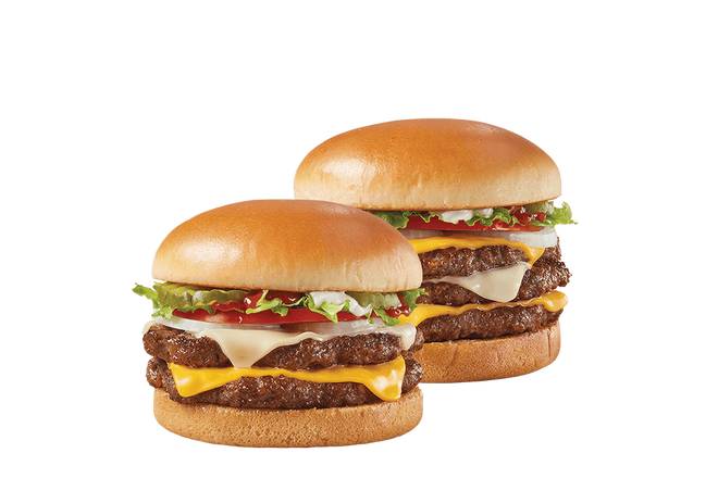 Order Two Cheese Deluxe Signature Stackburger™ food online from Dairy Queen Grill & Chill store, Bethalto on bringmethat.com