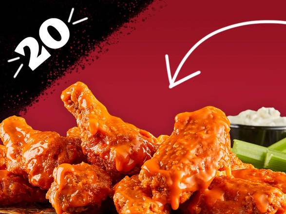 Order 20 Piece Wing food online from Wing Nut store, Hershey on bringmethat.com