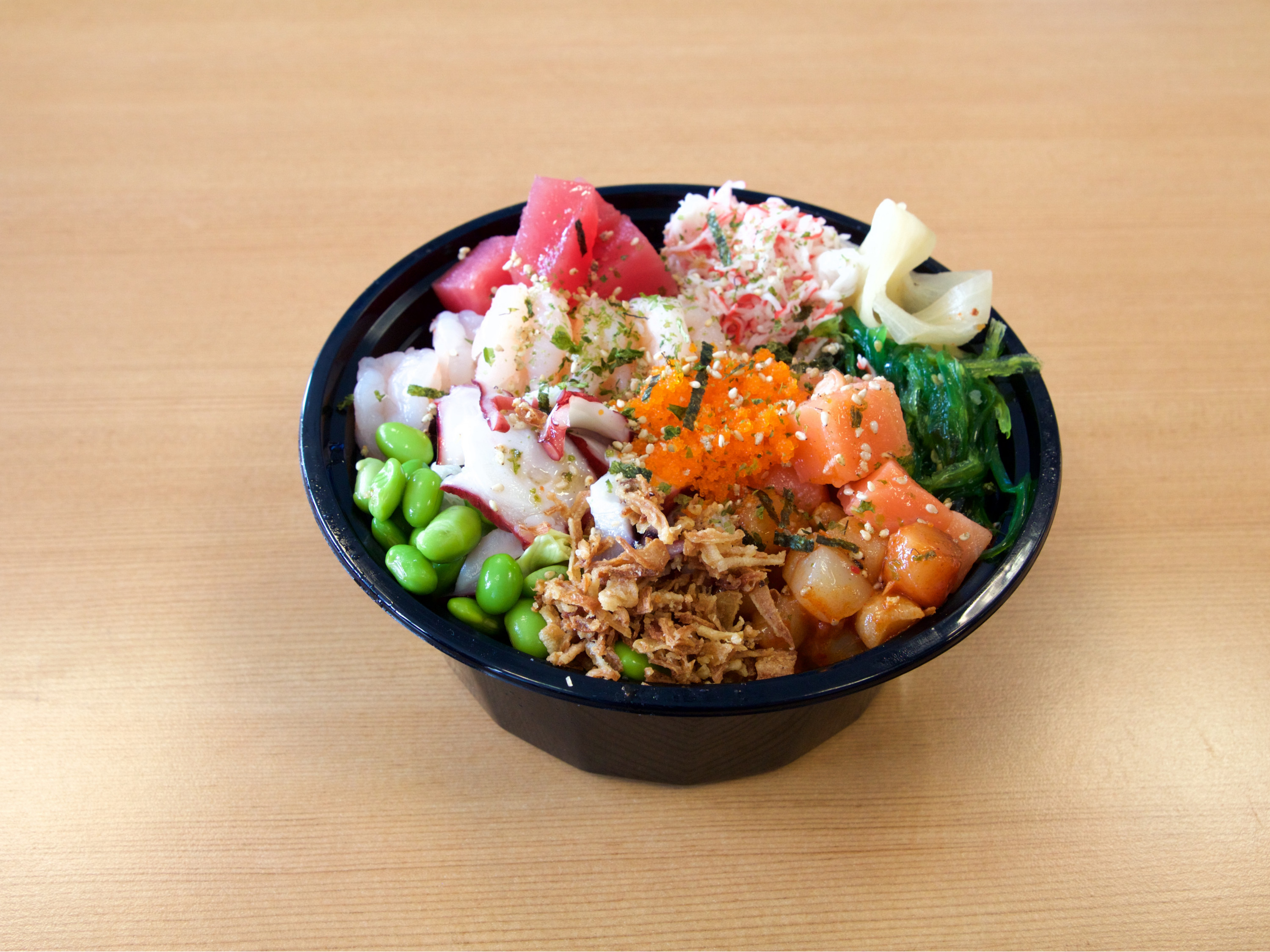 Order Large Poke Bowl (5 scoops) food online from Poke Bowl store, Modesto on bringmethat.com