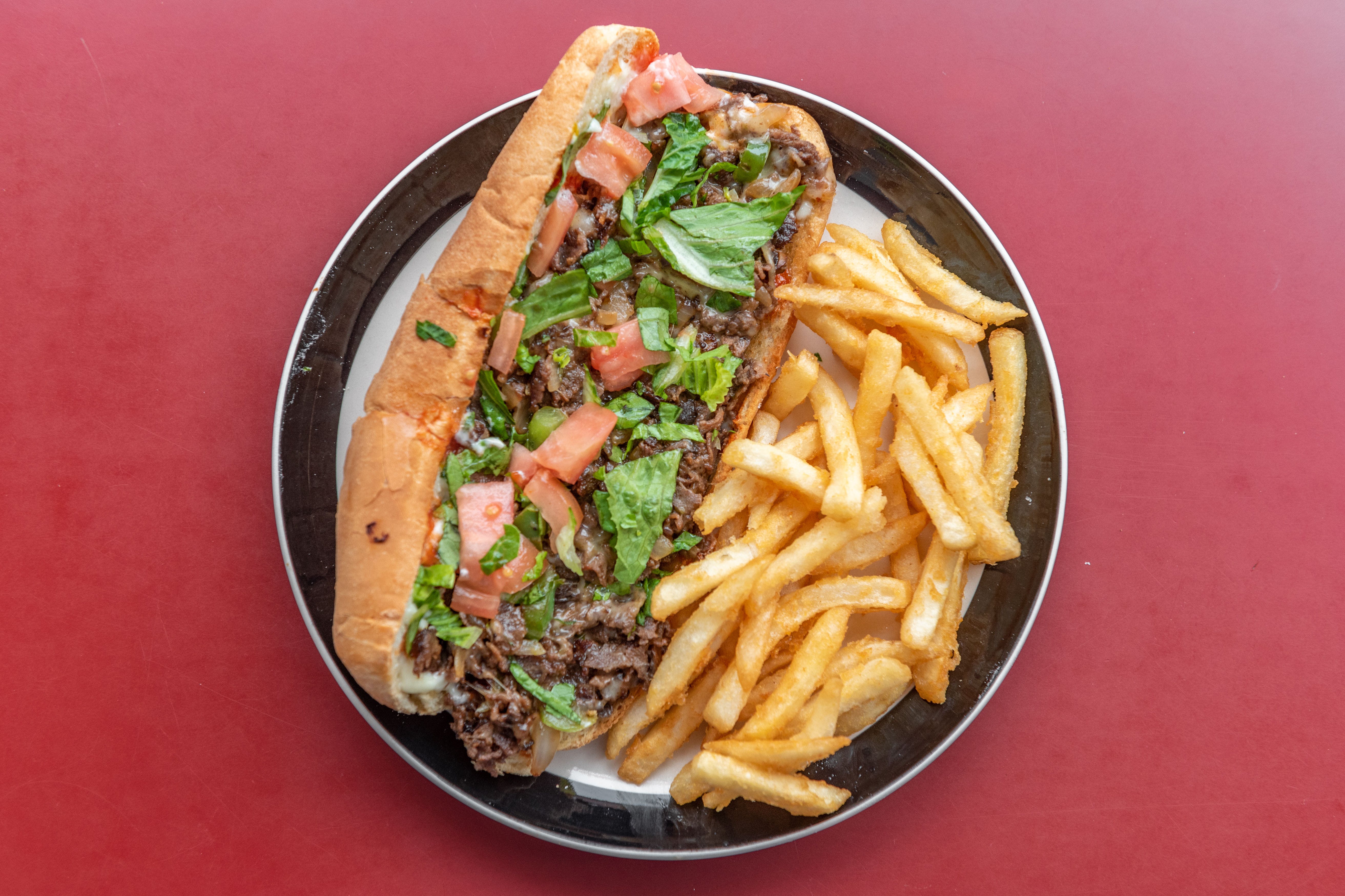 Order Cheese Steak Sub - Sub food online from Georgetown Pizza & Grill store, Washington on bringmethat.com