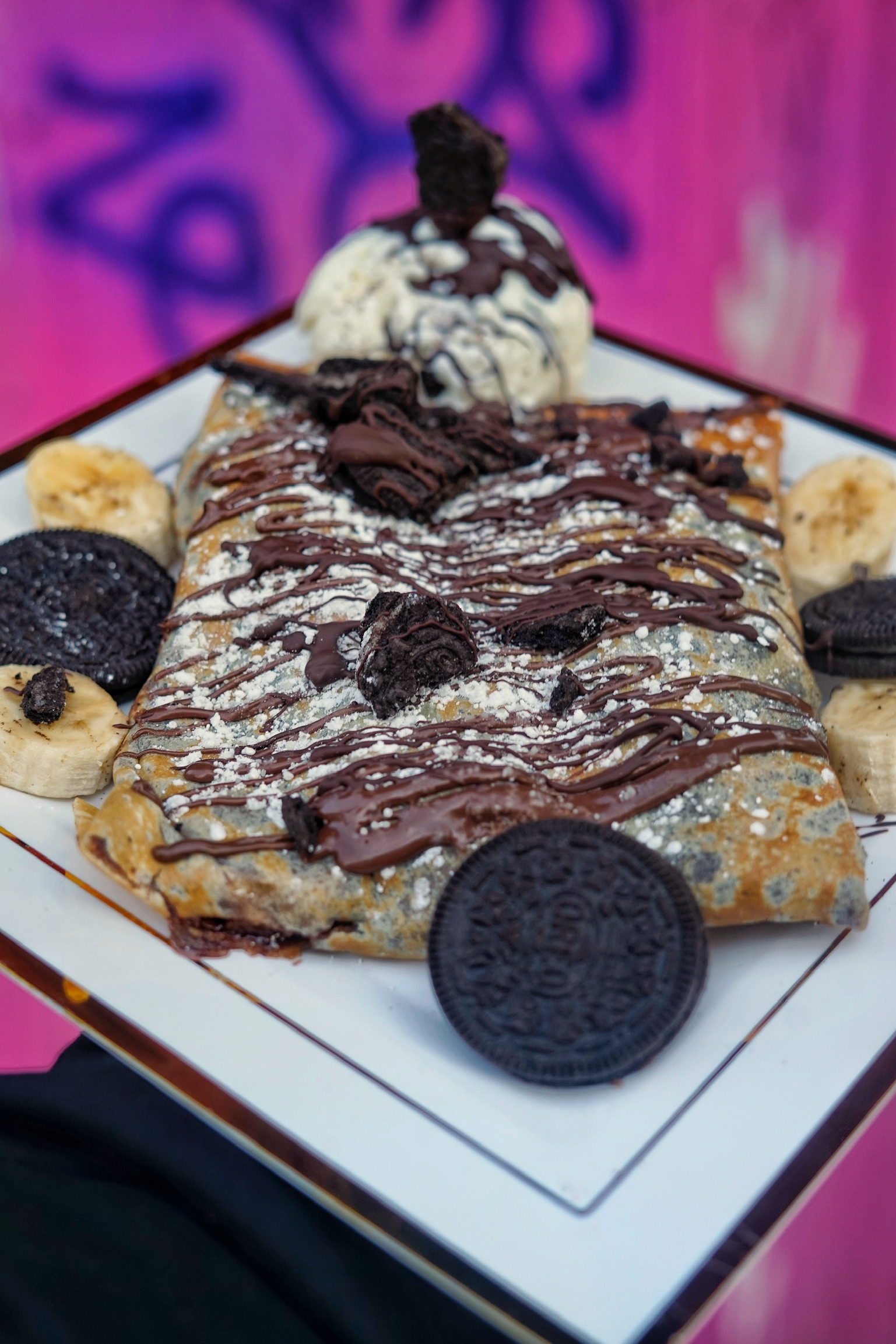 Order Oreo Cookie Crepe food online from Creperie store, New York on bringmethat.com