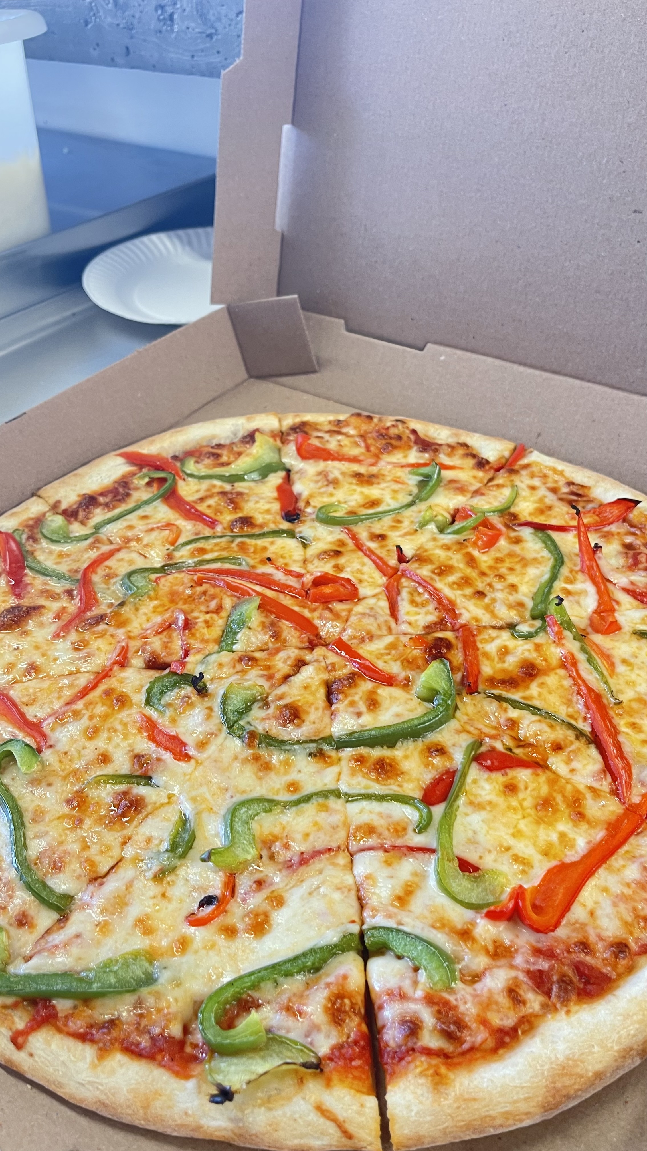 Order Peppers and Onion Pizza food online from Avenue Pizza store, Bloomfield on bringmethat.com