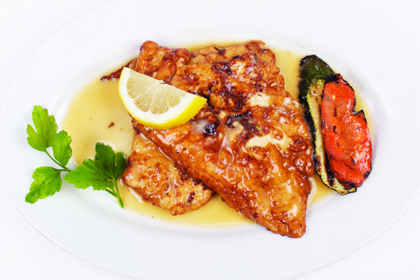 Order Chicken Francese Entree food online from Umberto Pizzeria store, Bellmore on bringmethat.com