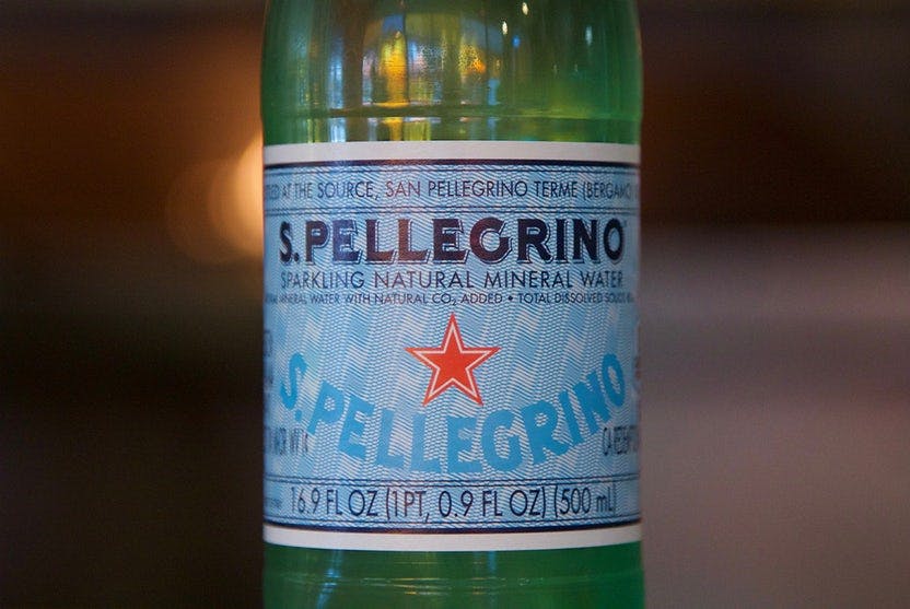 Order San Pellegrino Water - Beverage food online from Blaze Pizza store, Camp Hill on bringmethat.com