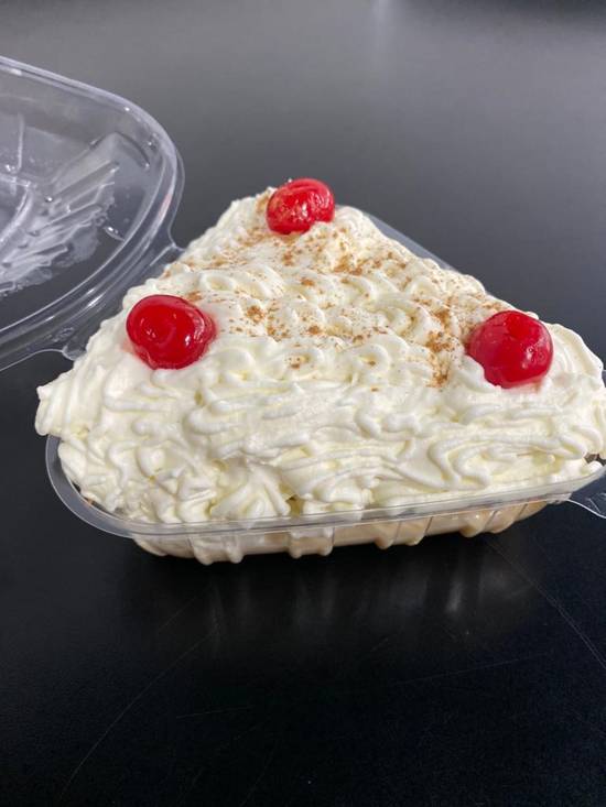 Order Tres Leches Cake food online from Los Amigos Latin Cuisine store, Binghamton on bringmethat.com
