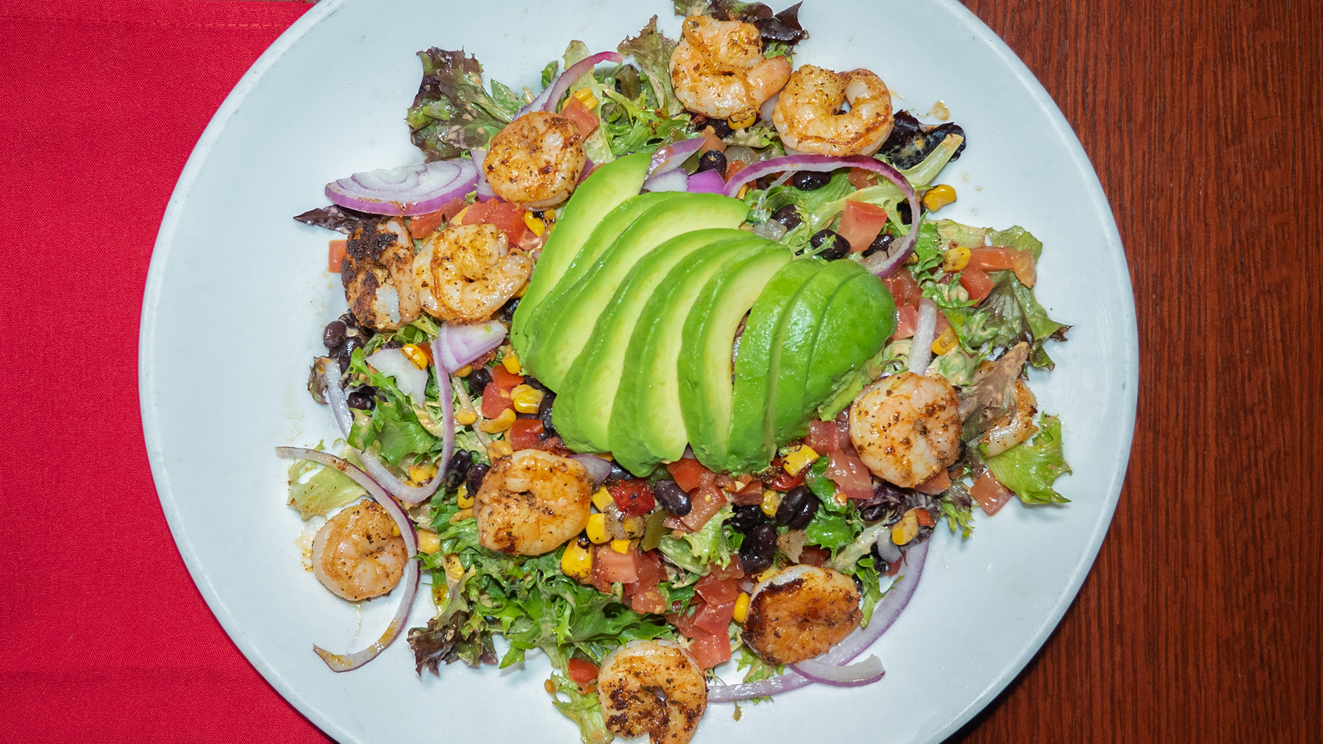 Order Shrimp & Avocado Salad food online from Anyway Pub store, Bloomingdale on bringmethat.com