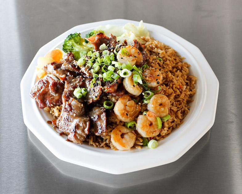 Order Beef and Shrimp Combo food online from Quickway Japanese Hibachi store, Columbia on bringmethat.com