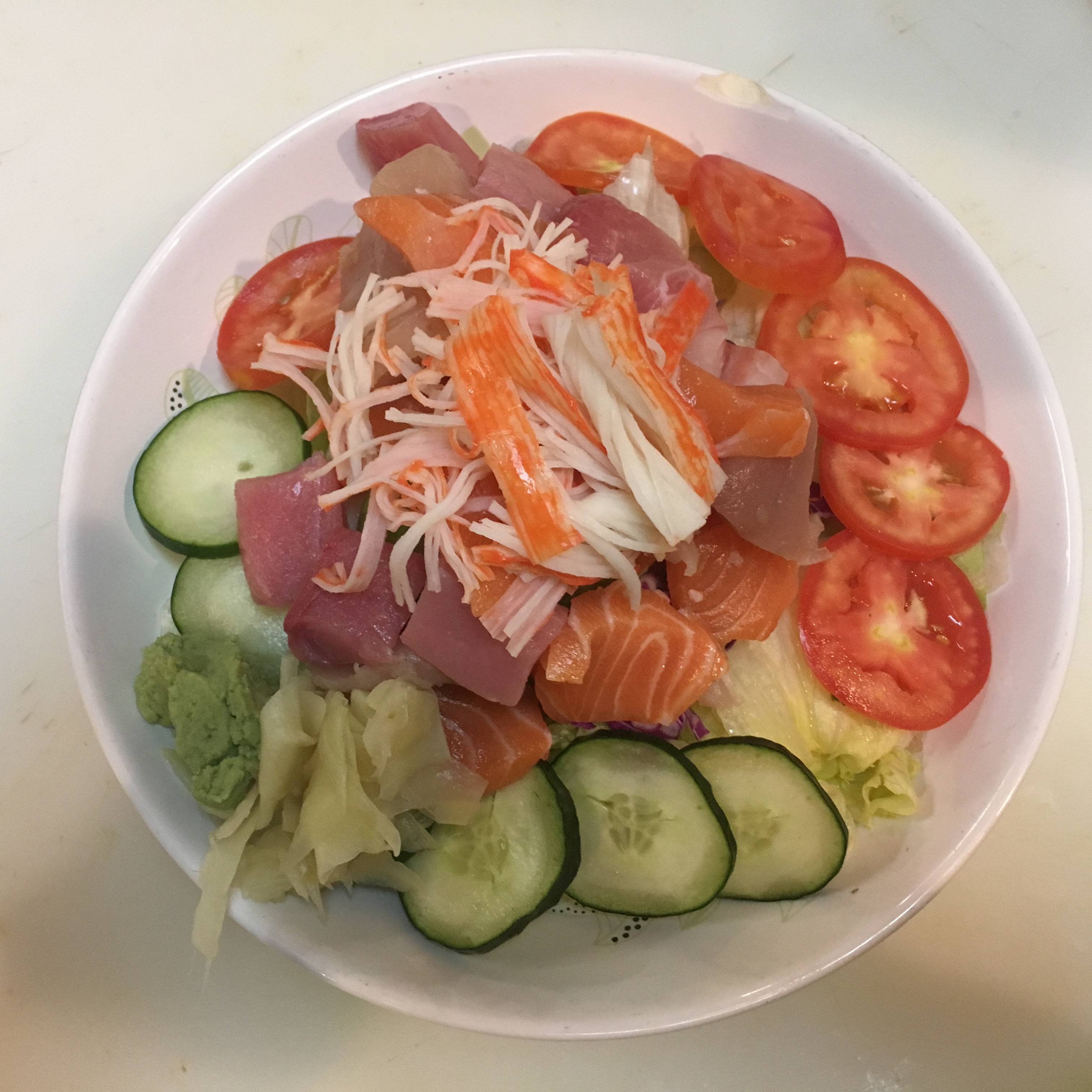 Order Sashimi Salad food online from Dashi Japanese Restaurants store, Menlo Park on bringmethat.com