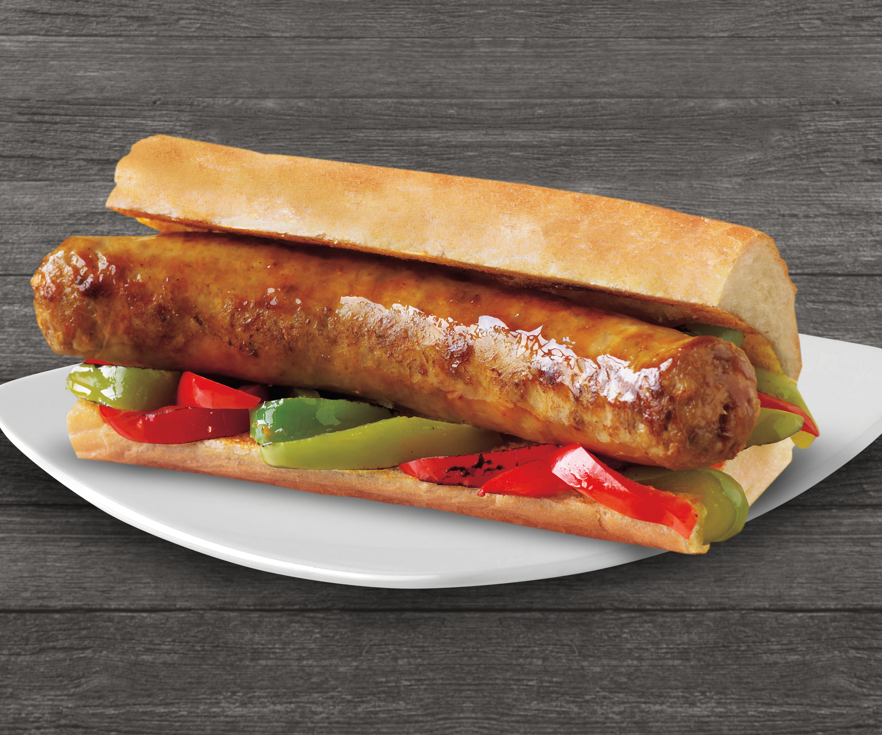 Order 6” Italian Sausage Sandwich food online from Brown Chicken store, Carol Stream on bringmethat.com