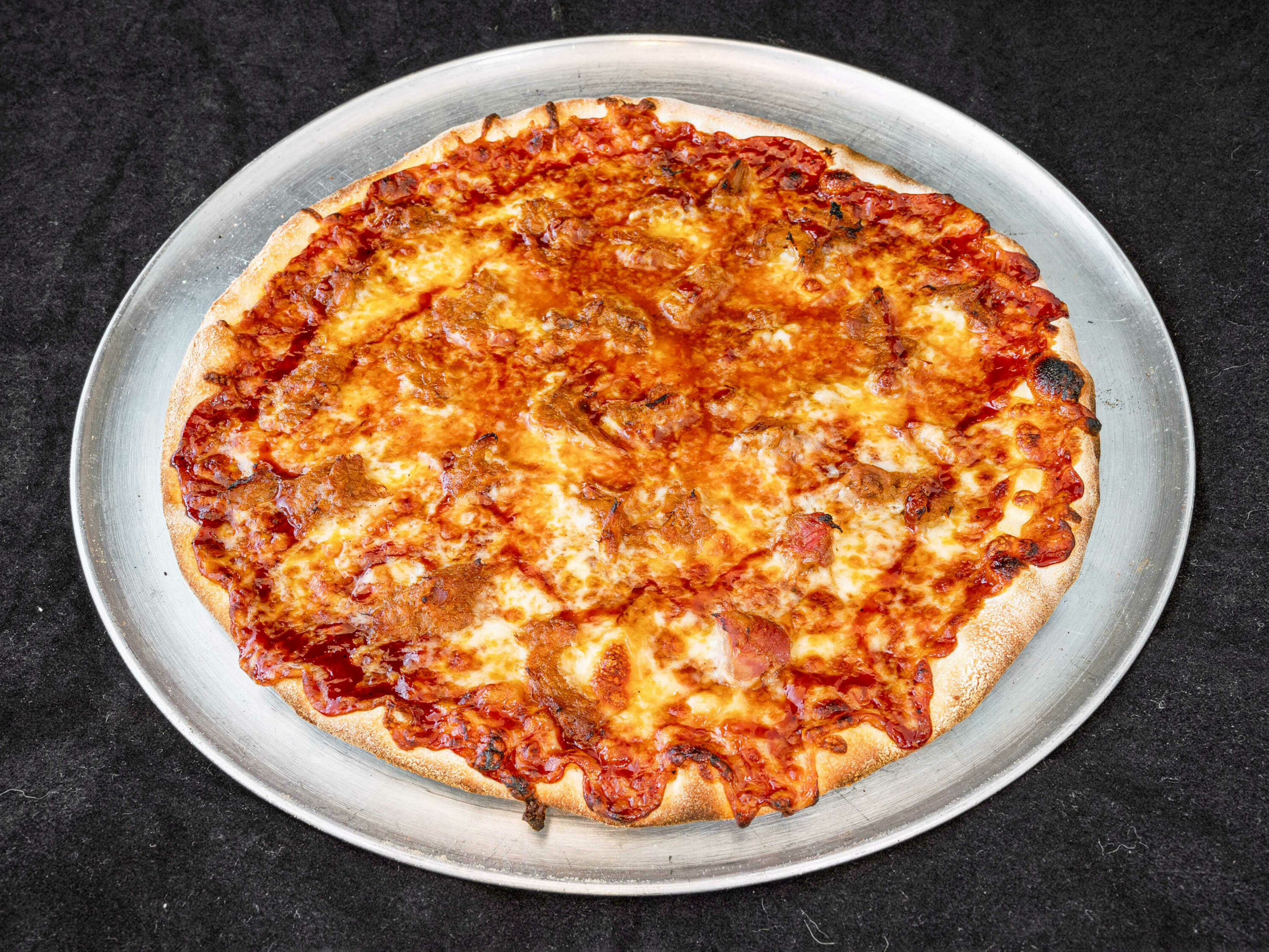 Order BBQ Pulled Pork Pizza food online from Bravo NY Pizza store, New Milford on bringmethat.com
