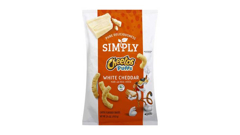 Order Simply Cheetos Puffs White Cheddar food online from Energy Mart 3 store, Hendersonville on bringmethat.com