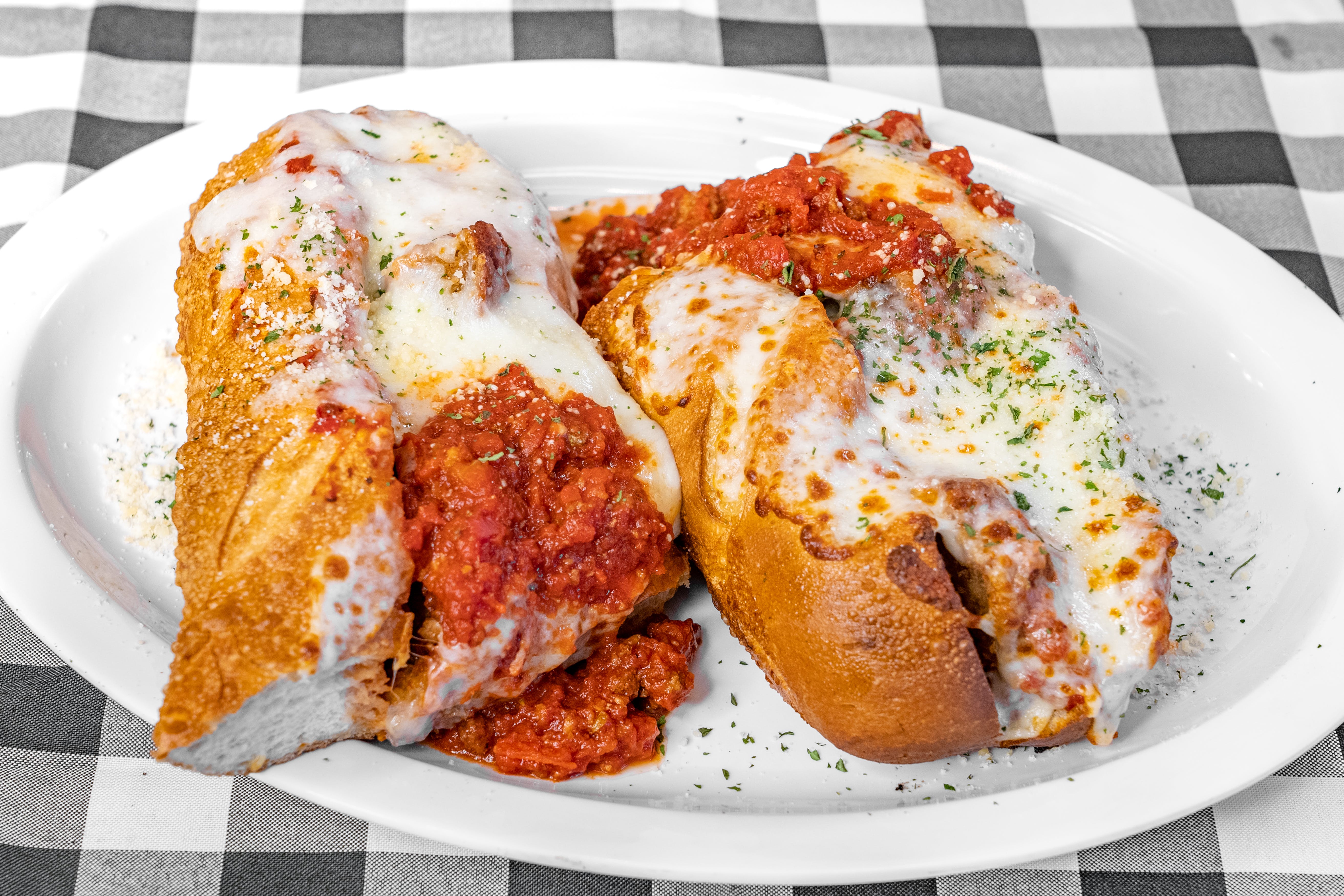 Order Meatball Sub - Hot Subs food online from Bella's Pizzeria store, Moore on bringmethat.com