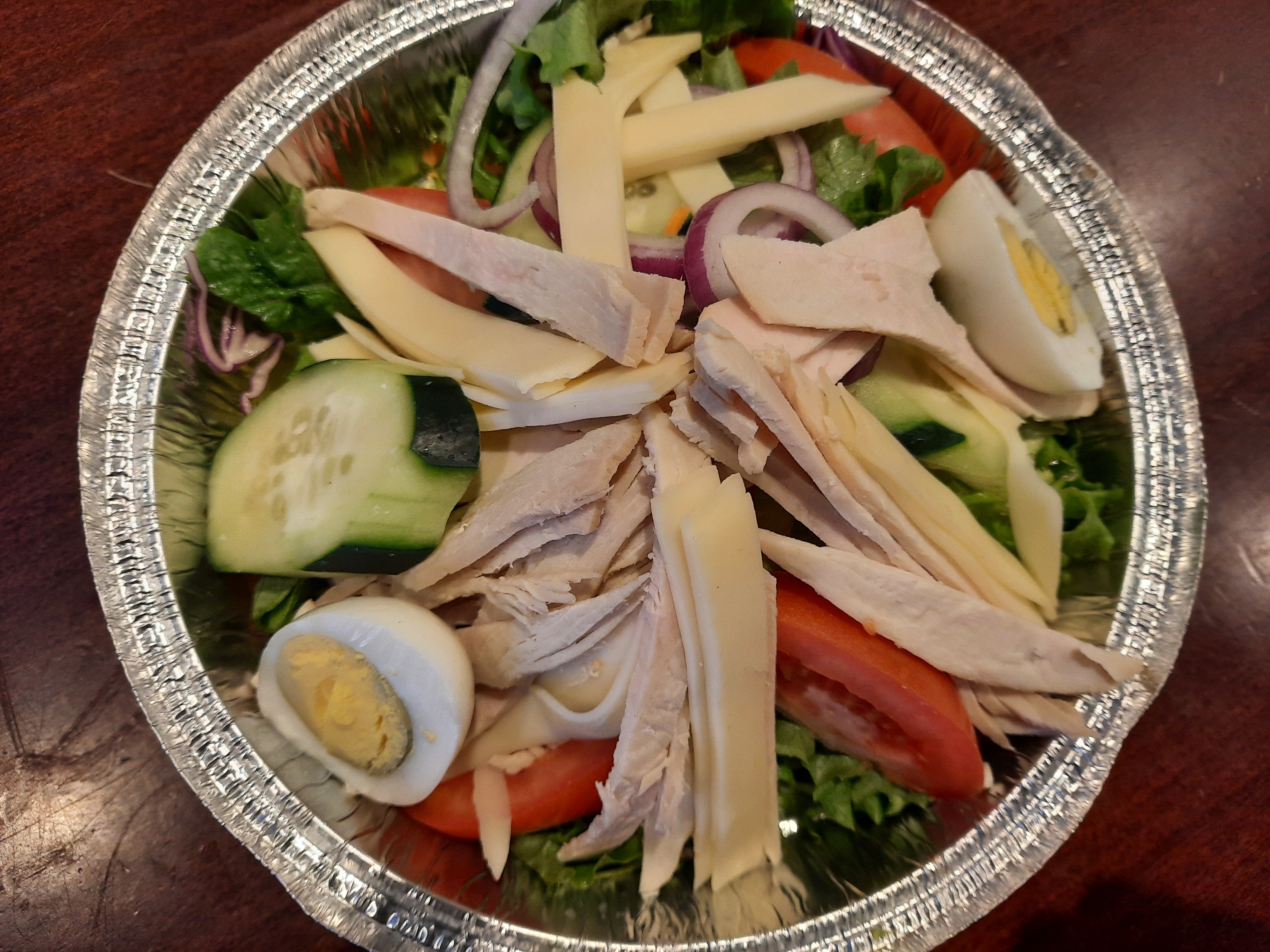 Order Julien Salad w Roasted Turkey,Avocado & Swiss Cheese food online from Galaxy Diner store, New York on bringmethat.com