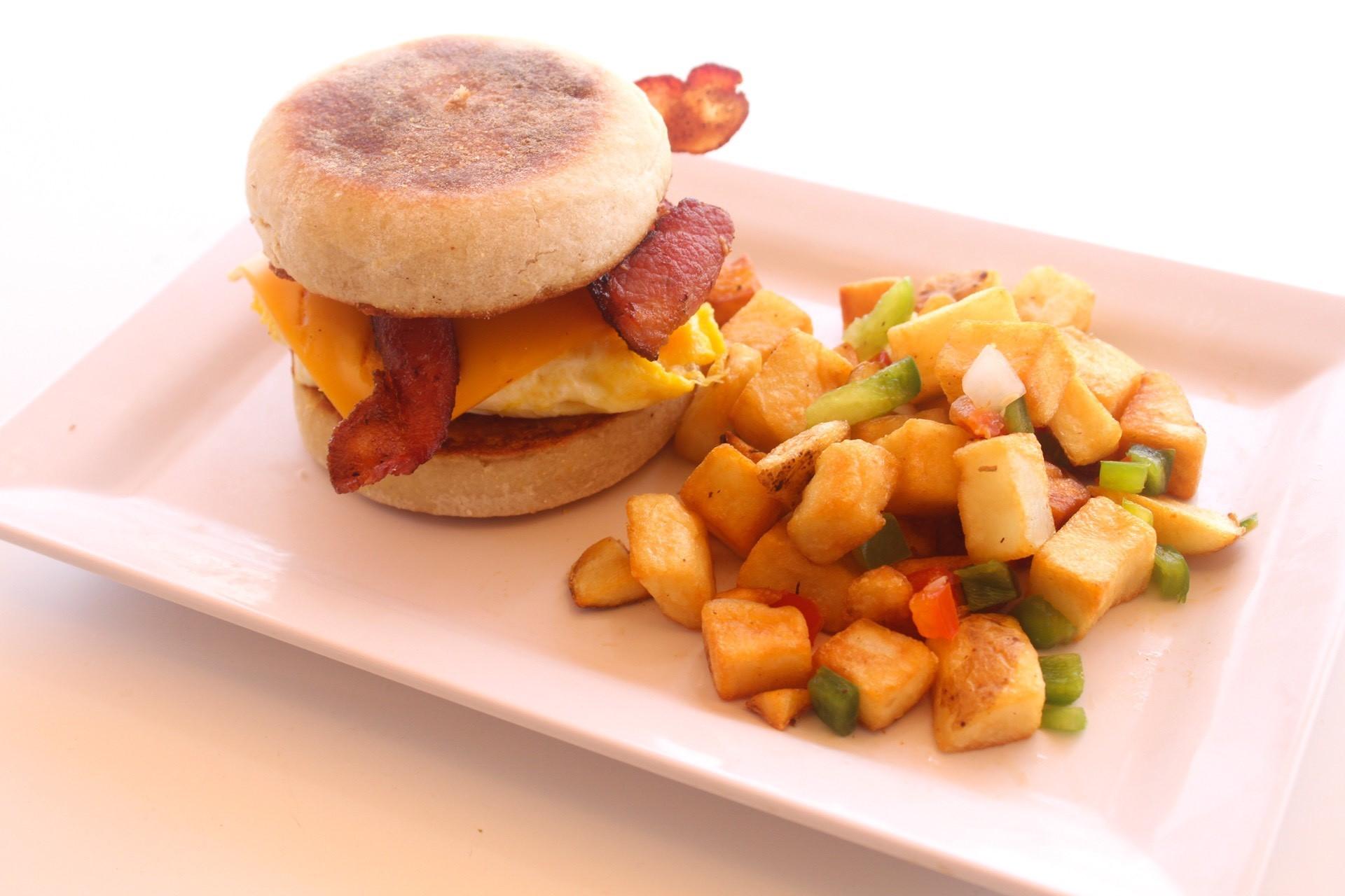 Order EGG MUFFIN SANDWICH food online from Wisk Am Eatery store, Prosper on bringmethat.com