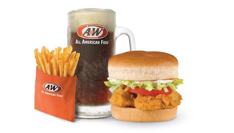 Order Chicken Tender Sandwich Combo food online from A&W store, Hays on bringmethat.com