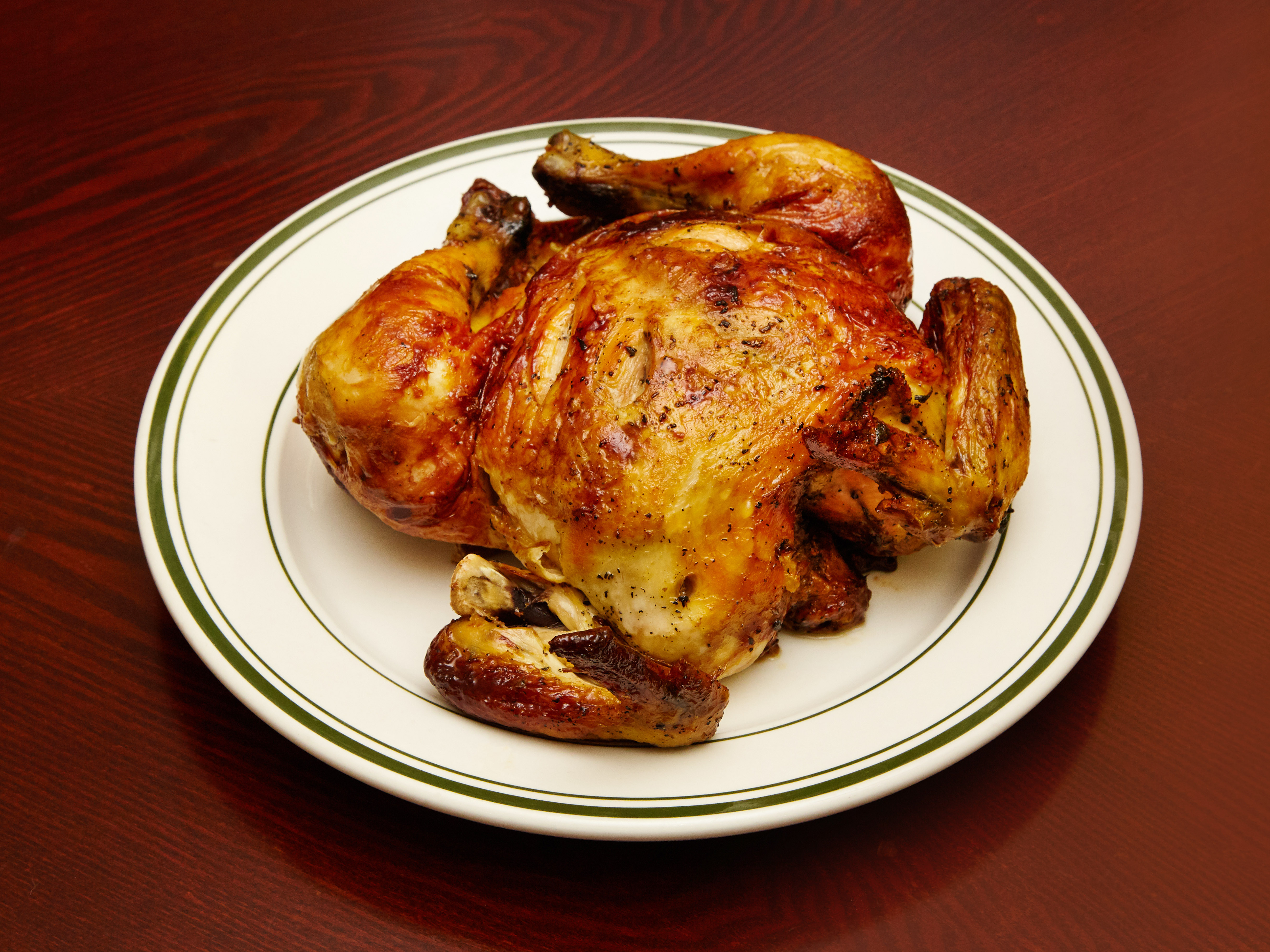 Order 1 Whole Baked Chicken food online from El Valle Restaurant store, New York on bringmethat.com