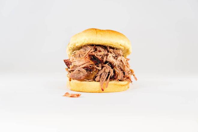 Order Big Cue Pulled Pork Sandwich food online from Old Carolina Barbecue Company store, Rocky River on bringmethat.com