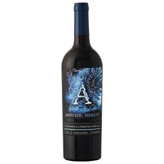 Order Apothic, Merlot Untamed & Unbound California (2020) · 750 mL food online from House Of Wine store, New Rochelle on bringmethat.com