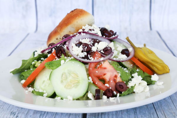 Order Greek Salad food online from Vito's Gourmet Pizza store, Pompano Beach on bringmethat.com