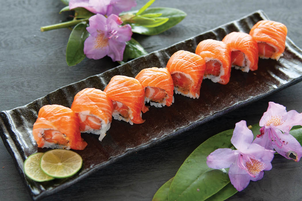 Order Crazy Salmon Roll food online from Kumo Sushi Hibachi & Lounge store, Bay Shore on bringmethat.com