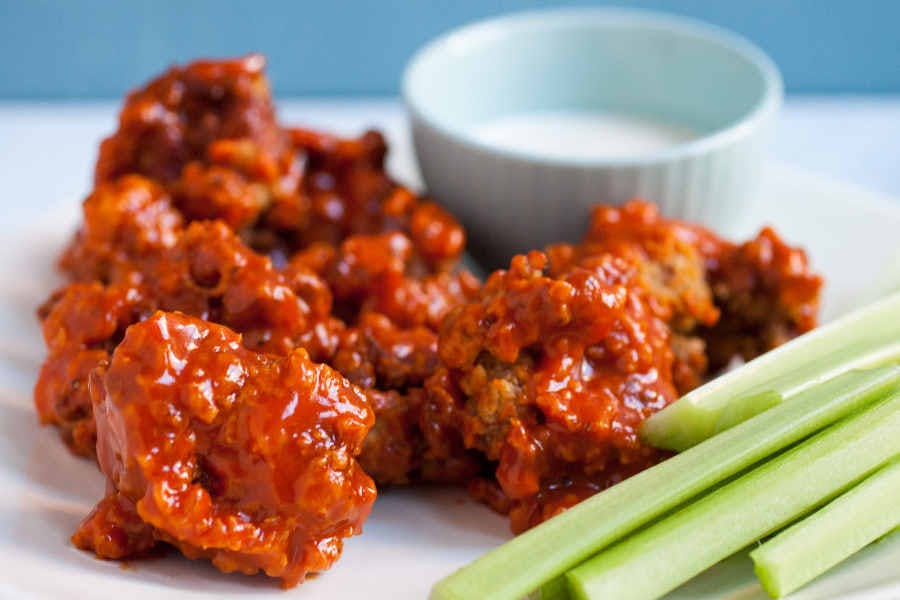 Order Boneless Wings - 5 Pieces food online from Bulldawgs Pizza store, Athens on bringmethat.com