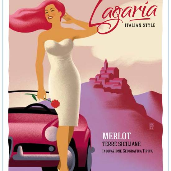 Order Lagaria Italian Merlot food online from Liquor Wine & Beer World store, Santa Monica on bringmethat.com
