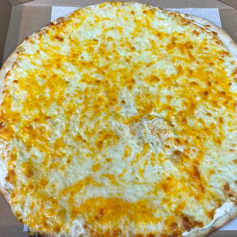 Order Personal Four Cheese Pizza - Personal food online from Davila's Pizza & Restaurant store, Hackettstown on bringmethat.com