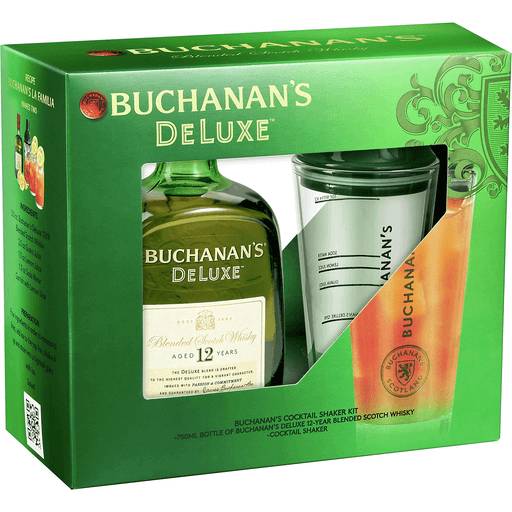 Order Buchanan's DeLuxe 12 Year Blended Scotch Whisky Gift Set (750 ML) 95903 food online from Bevmo! store, BURLINGAME on bringmethat.com