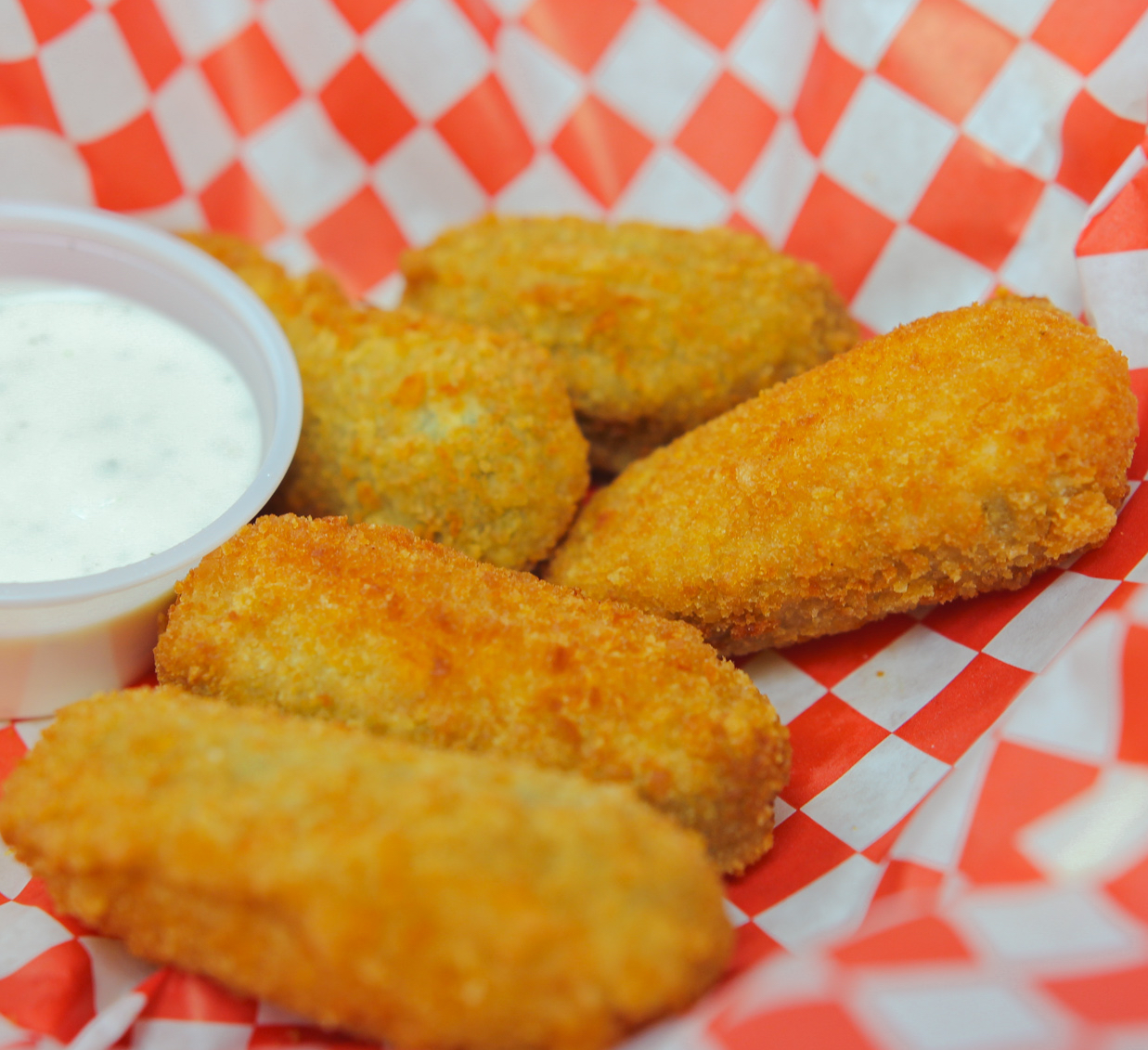 Order 4 Piece Jalapeno Poppers food online from Burgers N Beyond store, Fort Worth on bringmethat.com