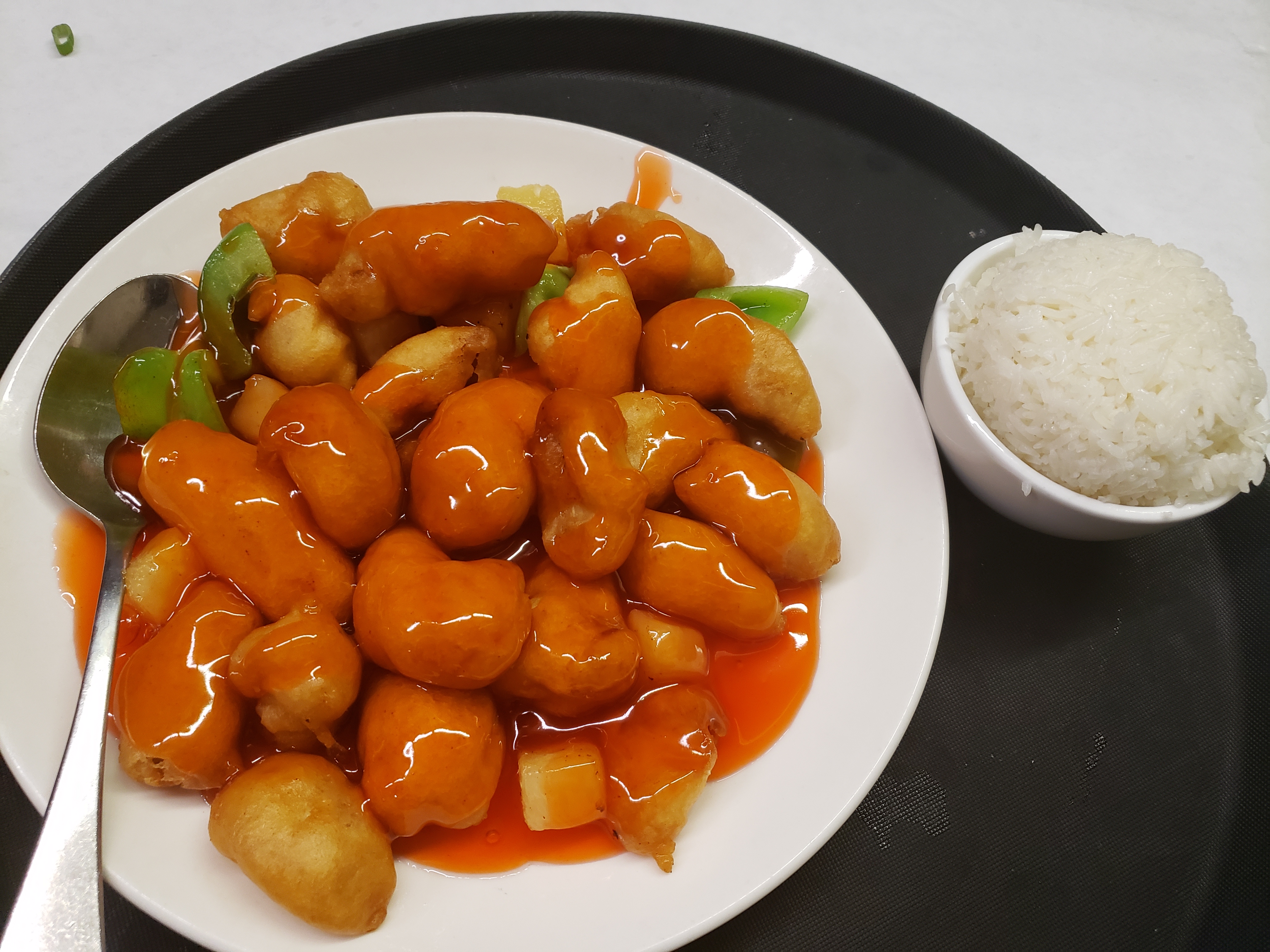 Order Sweet and Sour Chicken 甜酸鸡 food online from Jade Palace store, Louisville on bringmethat.com