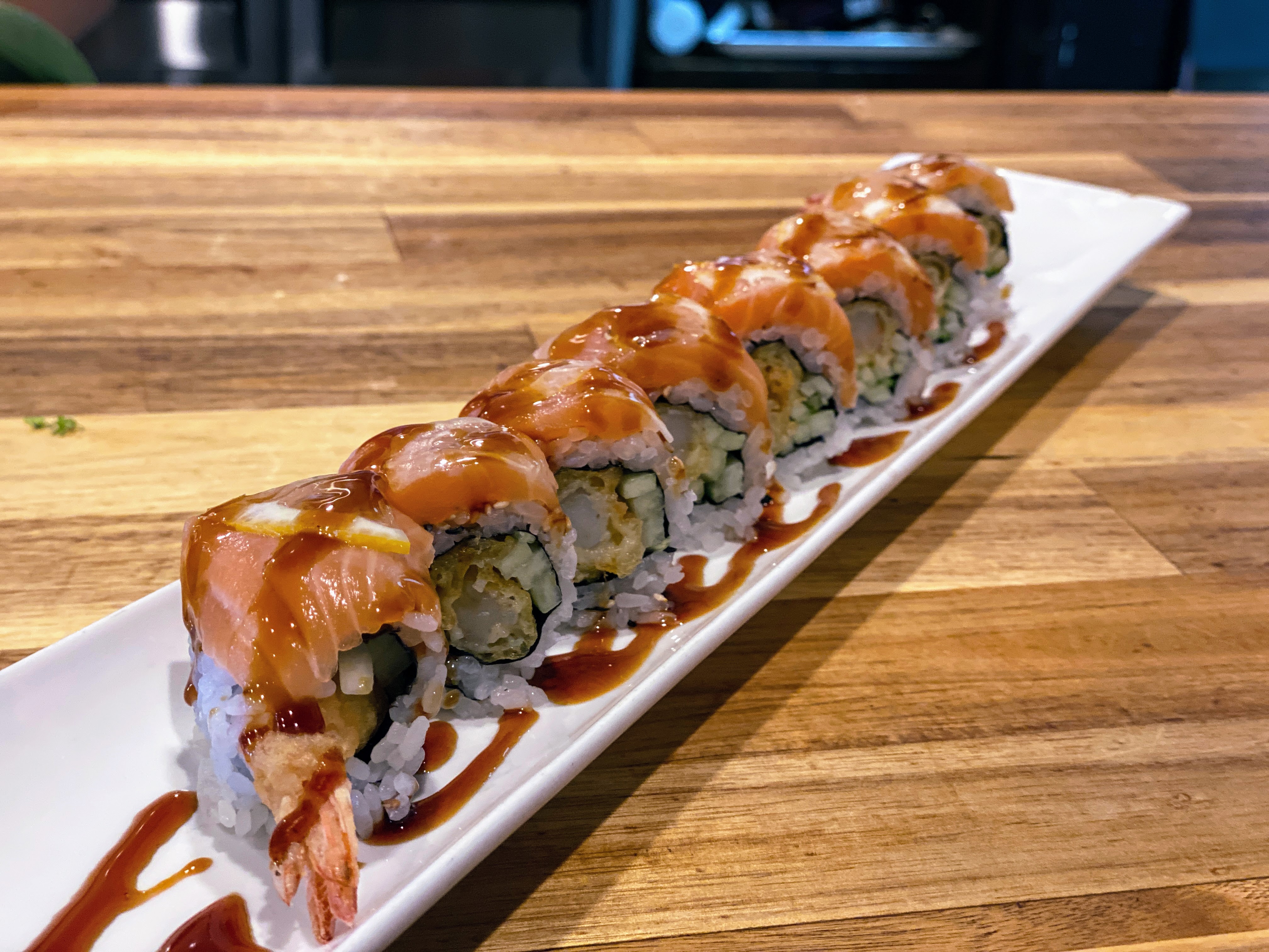 Order Salmon Citrus Roll food online from Sushiology store, Kennesaw on bringmethat.com