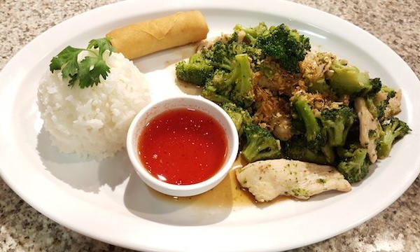 Order AL2. Broccoli and Oyster Sauce food online from Thai Thani Cuisine store, Chino on bringmethat.com