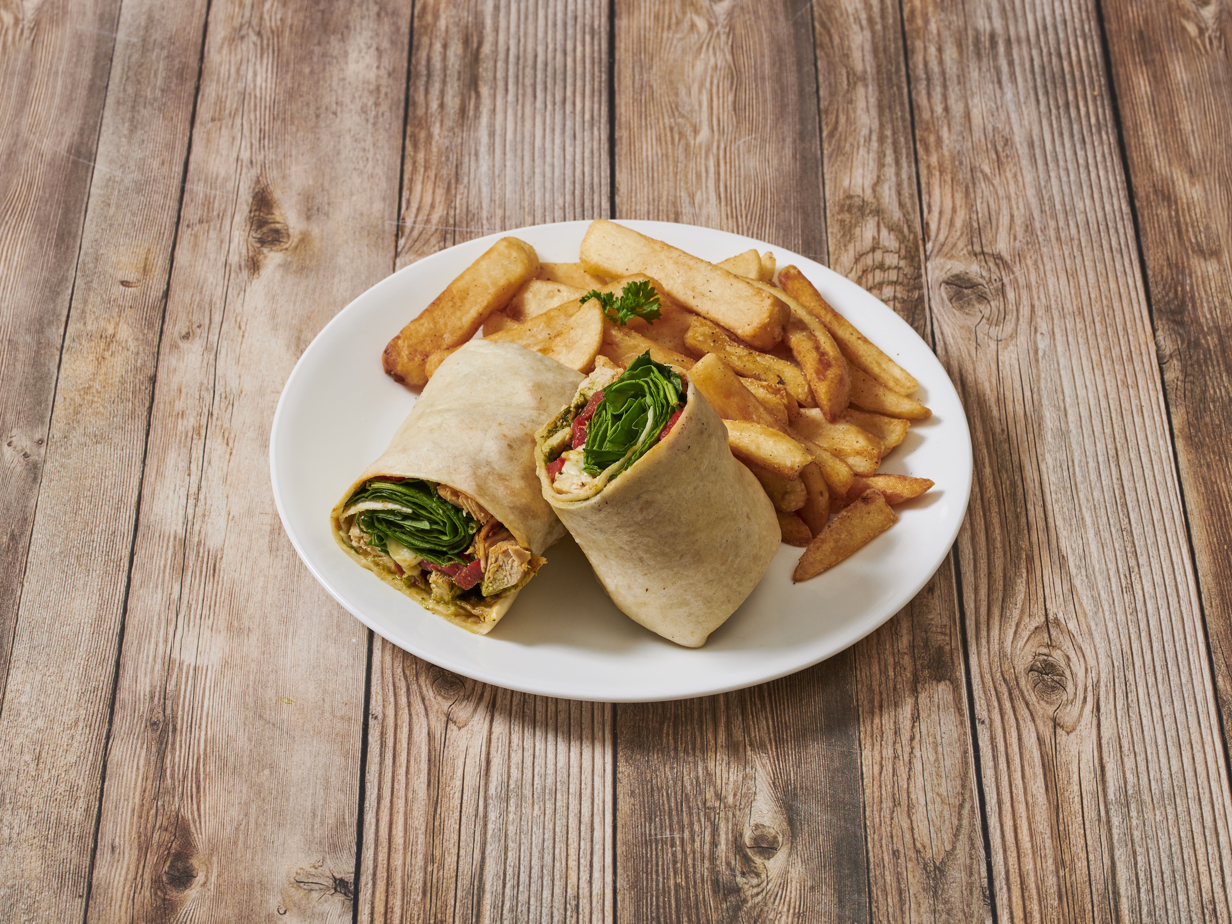 Order Buffalo Chicken Wrap food online from Fedora Bistro Cafe store, Lawrence Township on bringmethat.com