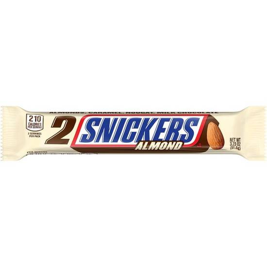Order Snickers To Go Almond Candy Bar food online from Pepack Sunoco store, Peapack on bringmethat.com