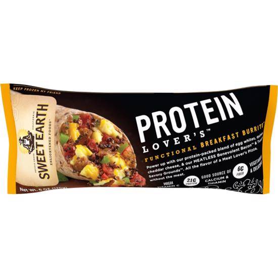 Order Sweet Earth Burrito Protein Lover's food online from Deerings Market store, Traverse City on bringmethat.com