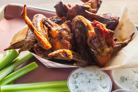 Order Wings food online from 4505 Burgers & BBQ store, San Francisco on bringmethat.com