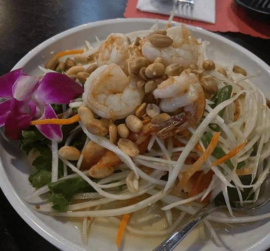 Order Papaya Salad food online from Thai Thai San Marcos Restaurant store, San Marcos on bringmethat.com