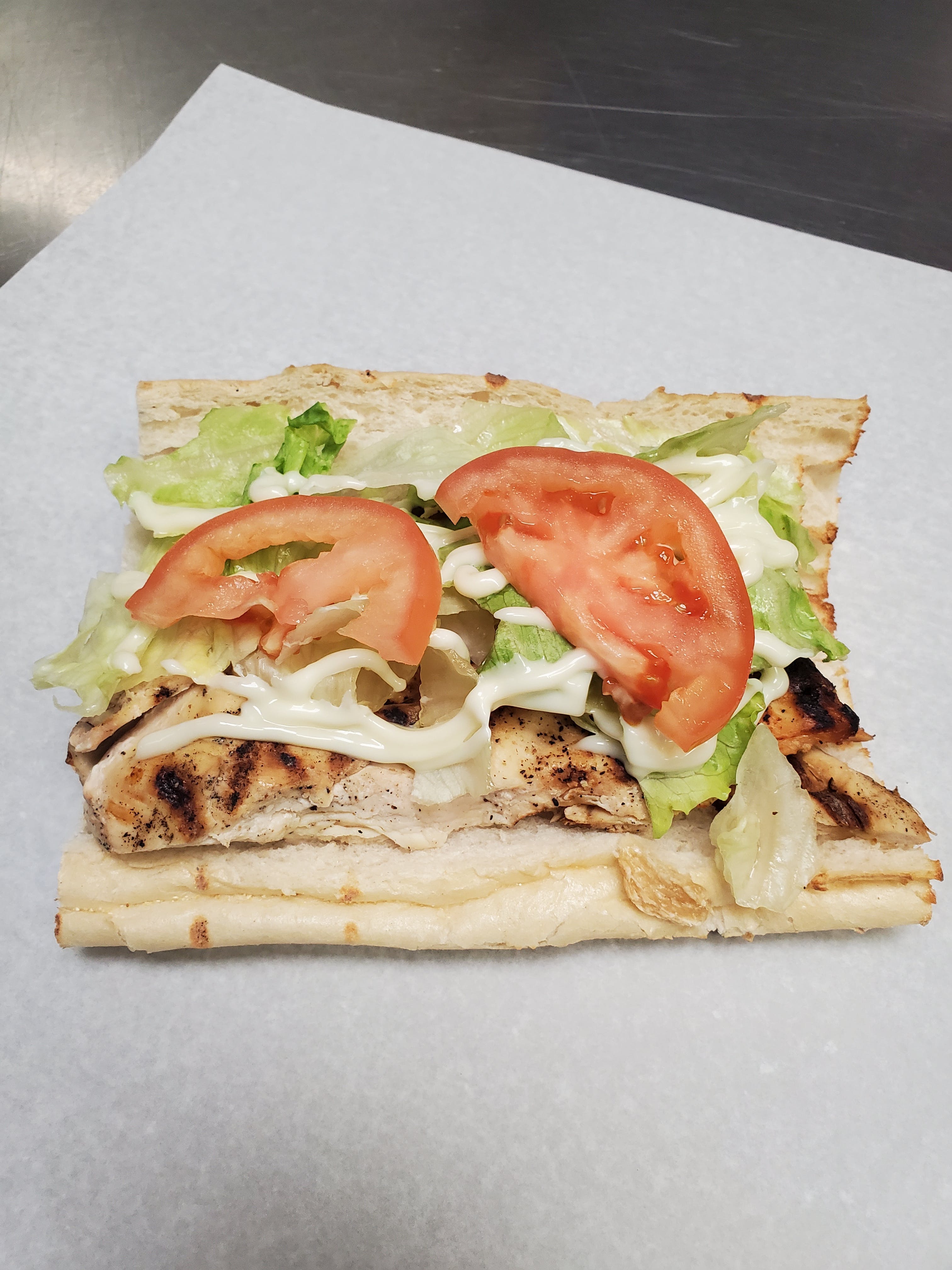 Order Grilled Chicken Sandwich - Sandwich food online from Pizza Cucina store, Oswego on bringmethat.com