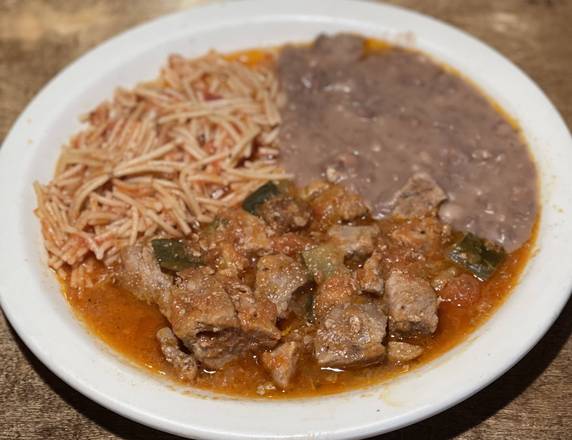 Order Chopped Chuletas Plate food online from Mariana's Kitchen store, Austin on bringmethat.com