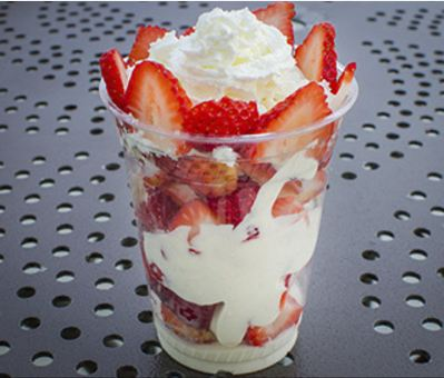 Order Strawberries and Cream food online from Delifruits store, Chula Vista on bringmethat.com