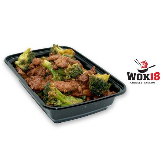 Order Beef w/ broccoli food online from Wok 18 store, Teaneck on bringmethat.com