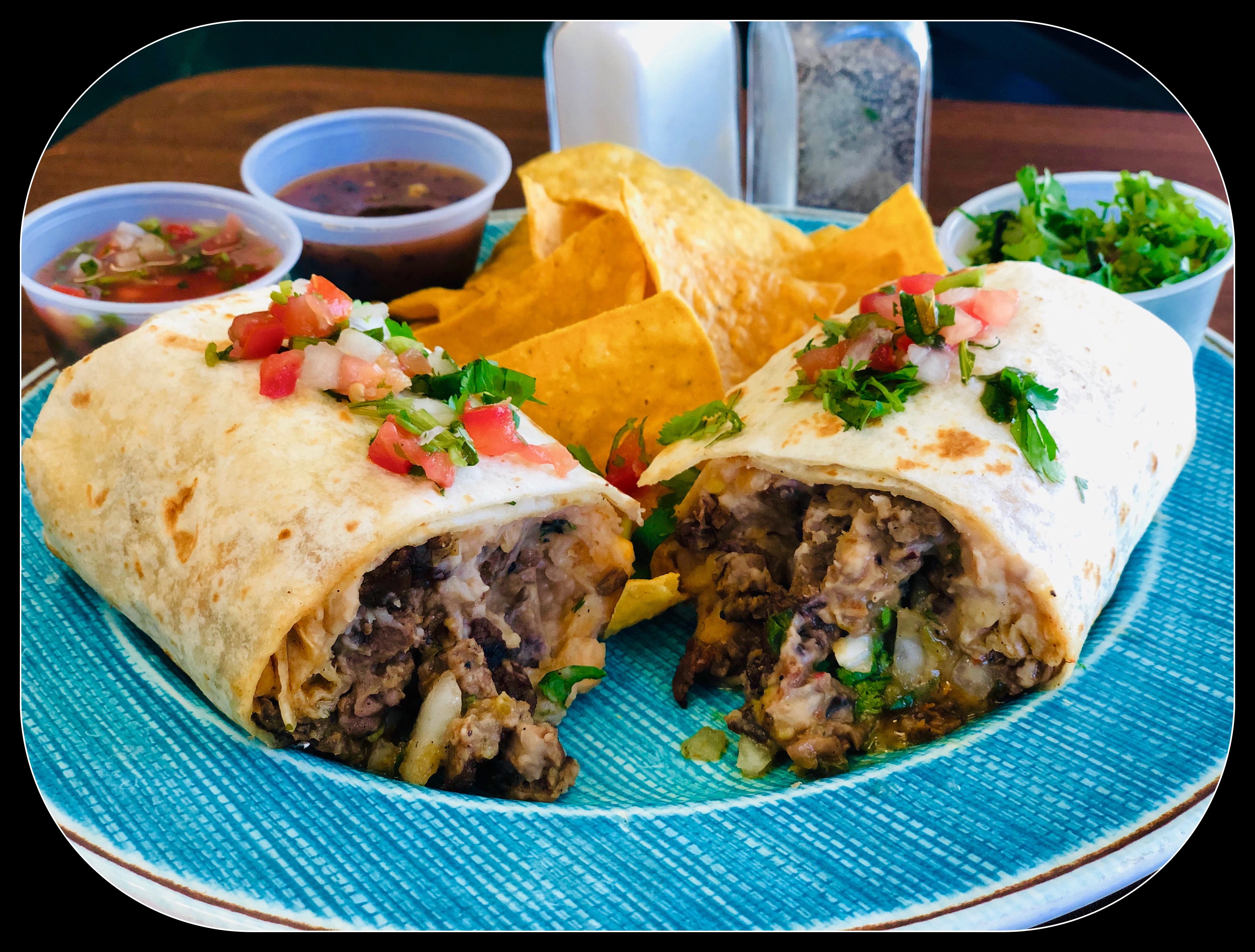 Order Asada Burrito food online from Hacienda Market & Grill store, Carson City on bringmethat.com